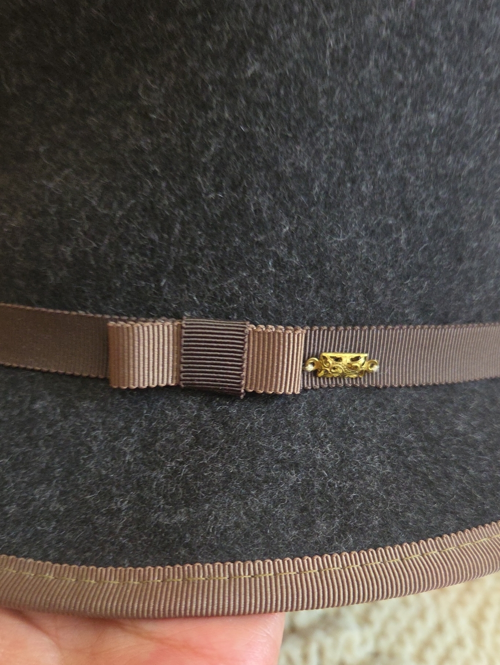 Saks 5th Ave Wool Cloche Hat 22" Inside
